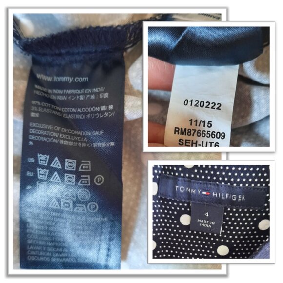 Tommy Hilfiger Vintage Sleeveless Sheath Dress with Pockets! - Navy, Size 4 - Picture 13 of 14